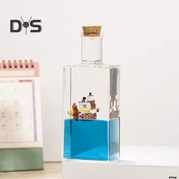 Непотопляемая жидкость, украшение для круизного корабля, нетонущая пиратская лодка, дрейфующая бутылка, настольное украшение для детей и взрослых, подарок на Рождество и день рождения A