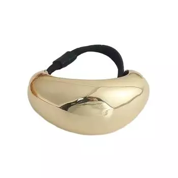 Неправильная Геометрическая Резинка для Волос Эластичная Скранчи Украшение Держатель для Хвоста Аксессуар для Женщин Девочек золотой