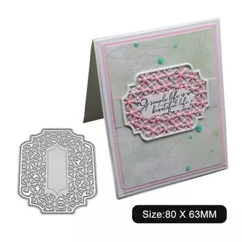 Неправильная рамка ветряная мельница украшения металлический серебристый трафарет тиснение вырубные штампы для скрапбукинга бумага альбом карты изготовление серебряный