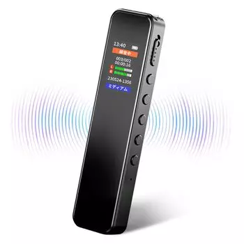 Непрерывный голос, маленькая ИС, длительное время, 32 ГБ, большая емкость, одна кнопка, ЖК-экран, всенаправленный, тонкий шум, пароль, поддержка VOR, максимальный таймер записи