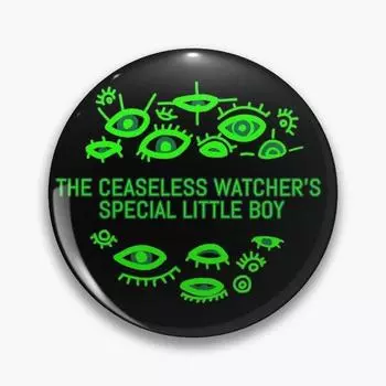 Непрерывный наблюдатель - это специальный маленький B, настраиваемая мягкая пуговица, булавка на лацкане, милый значок, металлический декор, ювелирное изделие, воротник, шляпа