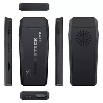 Непревзойденные игровые возможности с беспроводной игровой консолью 2,4G HD Arcade PS1 Домашняя ТВ-мини-игровая консоль 64GB чёрный