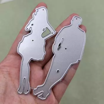 Непринужденный стиль дизайна для молодых мужчин и женщин, металлический трафарет для резки DIY, альбом для скрапбукинга, фототиснение, бумажная карта, ремесленный декор серебряный