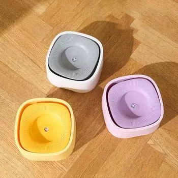 Непроливающаяся плавающая миска для собак, не намокающая от влаги, фонтан для кошек, поилка для кошек, для собак и кошек жёлтый