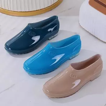 Непромокаемая обувь с низким верхом. Обувь для воды. Женская нескользящая рабочая обувь. 36 синий