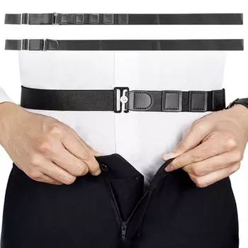 Непромокаемый ремень-держатель для рубашки, нескользящий ремень для рубашки, лучший повседневный эластичный пояс для мужчин Style A