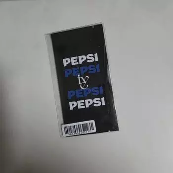 Нераспечатанная фотокарточка Ive Pepsi Black