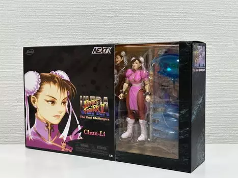 Нераспечатанная Jada Toys JD34724 Street Fighter II Chun Li Фигурка Street Fighter Chun Li (розовый цвет) (розовый) 1/12 [предмет]