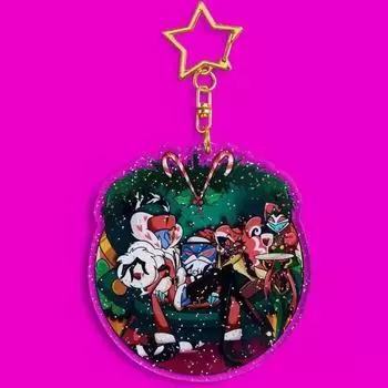(нераспечатанный) Hasvin Hotel Christmas акриловый брелок Vees Valentino Vox Velvet