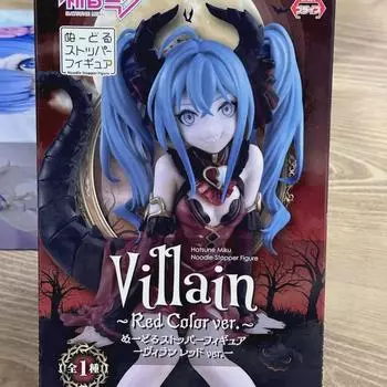 Нераспечатанный Hatsunemiku Noodle Stopper Villain, версия красного цвета