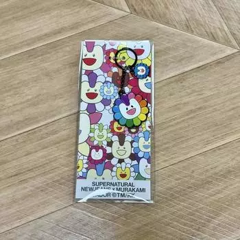 Нераспечатанный металлический брелок Newjeans Murakami Flower