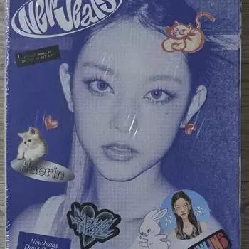 (нераспечатанный) Newjeans Альбом Bluebook Attention Harrin Bluebook Haerin