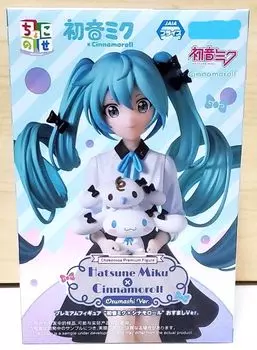 Нераспечатанный товар Chokonose Premium Figure Hatsune Miku x Cinnamo Roll Osumashi Ver Figure Prize 4823
