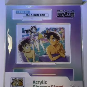 (нераспечатанный) Выставка, посвященная 30-летию «Детектива Конана» Акриловый Конан Хейджи Казухаран