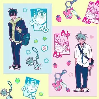 Нераспечатанный, в натуральном виде) Alien Stage Ace Иван Тил Ивантил Милая наклейка