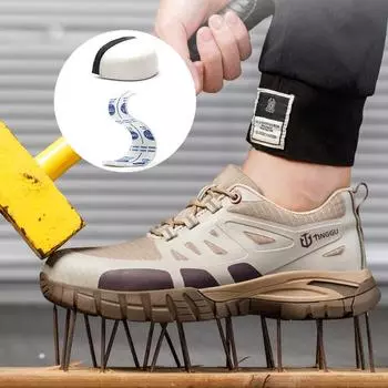Неразрушимые рабочие кроссовки мужские изоляционные рабочие туфли 6KV пластиковые носки рабочие защитные ботинки противоударные защитные ботинки мужские 36
