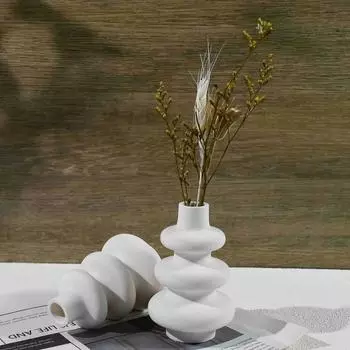 Нерегулярная ваза, силиконовая форма, ваза «сделай сам», орнамент, украшение, гипсовая цементная смола, форма для рукоделия, украшение дома