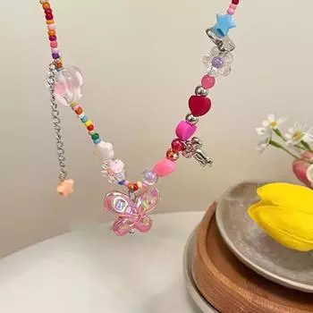 Нерегулярное ожерелье с подвеской Милая ключичная цепочка со звездой на воротниковой косточке для девочек style A