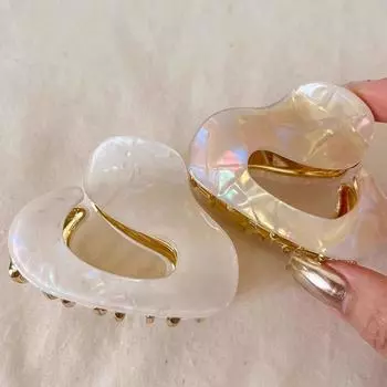 Нерегулярные ацетатные заколки для волос с уксусной кислотой Персонализированные заколки-акула Ежедневно D