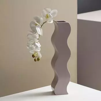 Нерегулярные простые современные вазы, украшения для кабинета, спальни, гостиной, модель комнаты, искусство, композиция из сухих цветов, декоративные цветочные изделия