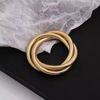 Нерегулярные спиральные телескопические браслеты элегантные преувеличенные браслеты-манжеты украшения