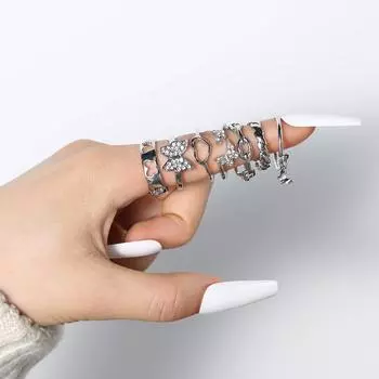 Нерегулярный драгоценный камень, эстетический полый красный камень для девочек, женские полые жидкие винтажные ювелирные аксессуары 5739801