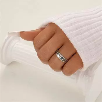 Нерегулярный драгоценный камень, эстетический полый красный камень для девочек, женские полые жидкие винтажные ювелирные аксессуары 5425001