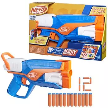Nerf N Series Agility 12 N1 Darts Спорт Стрельба В Помещении На Открытом Воздухе Рождество Возраст F8629 Оригинальный Продукт Бластер, В комплекте, Игрушка и Игра, Подарок, 8+