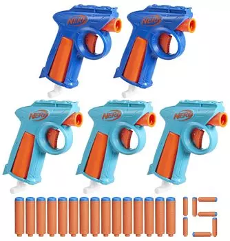 Nerf N Series Flex Party 5 N Series 15 N Series N1 Darts Sports Shooting Indoor Outdoor Ages F9839 Подлинная рождественская игрушка Рождественский подарок Рождество