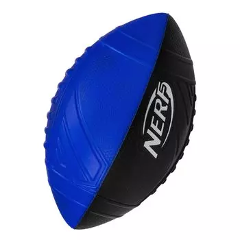 NERF Pro Grip Football Classic Foam Ball Easy to Catch and Throw Great for Indoor and Outdoor Play Blue -- -- -- -- синий