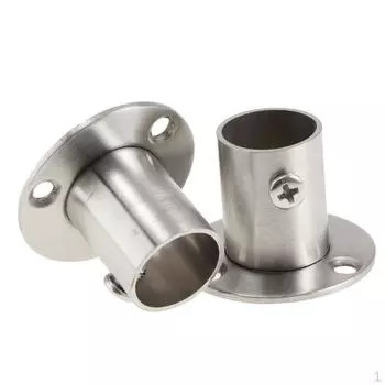 НЕРЖАВЕЮЩАЯ СТАЛЬ, КОНЦЫ ПОРУЧЕЙ ДЛЯ ШКАФА, ОПОРНЫЙ КРОНШТЕЙН, КОНЦ КРЫШКИ, 42 x 30 мм