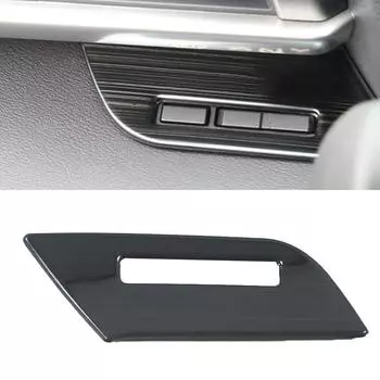 Нержавеющая автомобильная приборная панель, кнопка пробега, наклейка на панель, отделка, наклейка для Toyota Highlander XU70 Kluger 2020 2024 2024 2024 Hybrid серебряный