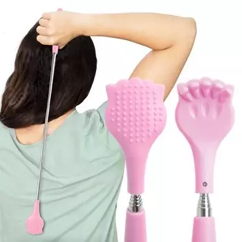 нержавеющая легкая рука внука, рука кошки, рука кошки, симпатичная, растягивающаяся, сталь, (розовый)