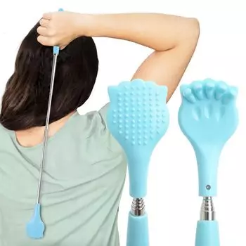 Нержавеющая легкая рука внука, рука кошки, рука кошки, милая, растягивающаяся, сталь, (синий)