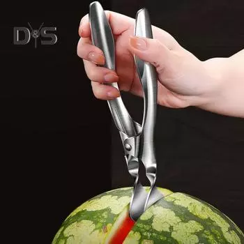 Нержавеющая открывалка для арбуза Легко открывается Прочная ручная открывалка для арбуза и дуриана