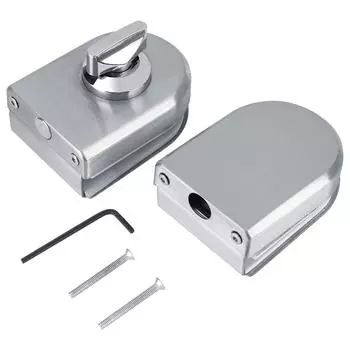 Нержавеющая сталь 10~12 мм стеклянная дверная ручка поворотная ручка открывание/закрывание для использования в ванной комнате отеля