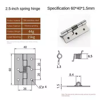 Нержавеющая сталь 1/1.5/2/2.5/3-дюймовая автоматическая пружинная петля для двери шкафа фурнитура для шкафа и мебельная фурнитура мини-микропетля