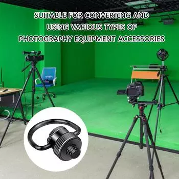 Нержавеющая сталь 1/4 дюйма D-образные кольца винт шарнирный держатель камеры слинг винт для крепления фотооборудования аксессуар для камеры