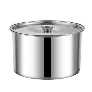Нержавеющая сталь 304 Кухонная масляная ванна Коммерческая масляная ванна Труба ароматизатор Чаша Приправа Saleiro Масляная ванна с крышкой especiero