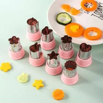 Нержавеющая сталь 304, резак для фруктов, цветов, мультфильмов, животных, хаоса, овощей, бабочек, форма для детского питания cat оранжевый