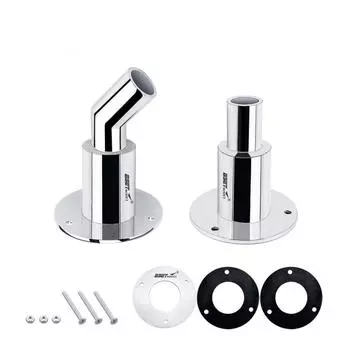 Нержавеющая сталь 316, сквозной корпус, выхлопная кожа, фитинг, гнездо для трубы, детали оборудования, воздушный дизельный обогреватель для лодки, морского автомобиля, грузовика A-22mm