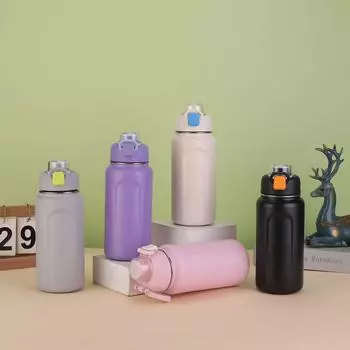 Нержавеющая сталь 316, термос большой емкости, сплошной цвет, простая портативная чашка для бутылки с водой 700ml