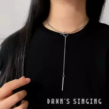 Нержавеющая сталь 316L, минималистичные круглые бусины с кисточками, ожерелья для женщин, темпераментные цепочки на ключицы, колье, ювелирные изделия