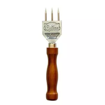 Нержавеющая сталь 3 ледоруб - устойчивый хорошие шипы деревянная ручка ледоруб дробилка для льда ресторан бар