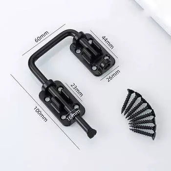 Нержавеющая сталь 90/180 градусов болт предохранительная дверная защелка домашняя фурнитура для внутренних раздвижных дверей засов противоугонная защелка