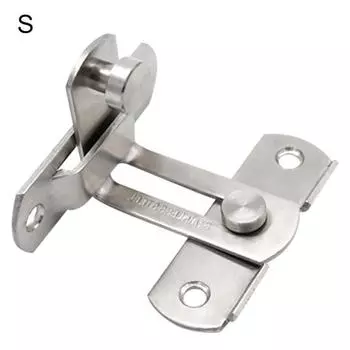 Нержавеющая сталь 90 градусов засов защелки раздвижной двери цепной замок инструмент безопасности S