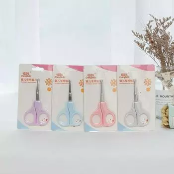 Нержавеющая сталь ABS смола детские ножницы для ногтей длинные ножницы для ногтей детские кусачки для ногтей