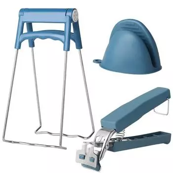 Нержавеющая сталь антиожоговый зажим для чаши щипцы для овощей на пару барбекю зажим для подноса подъемник для кухни удобные инструменты для приготовления пищи