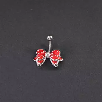 Нержавеющая сталь бант пирсинг поддельные пупка кольцо ювелирные изделия украшения для тела для женщин