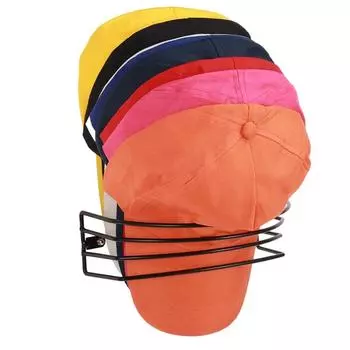 Нержавеющая сталь бейсболка органайзер держатель для шляпы хранение современный для спальни шкаф ванная комната чёрный